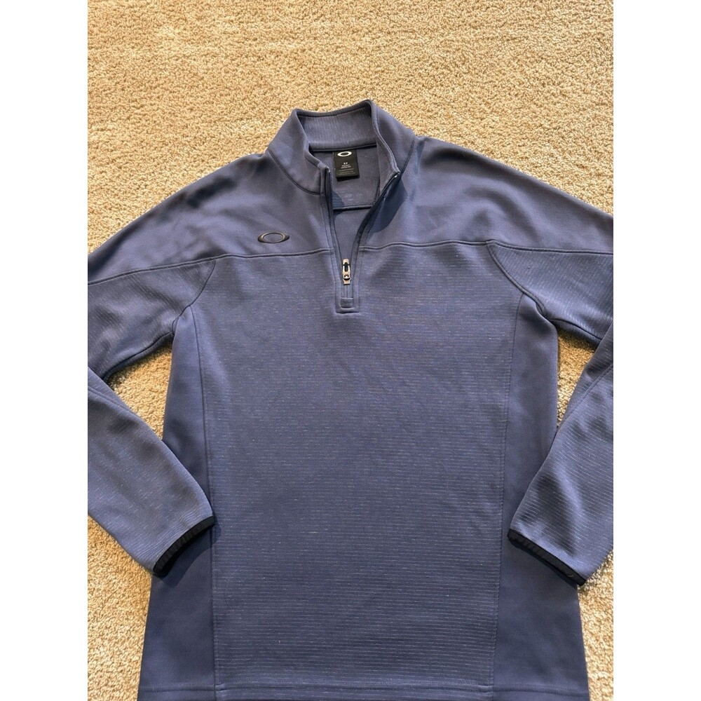 Oakley Golf Hiking 1/4 zip Men’s Long Sleeve Sweater Athletic Navy Size Small